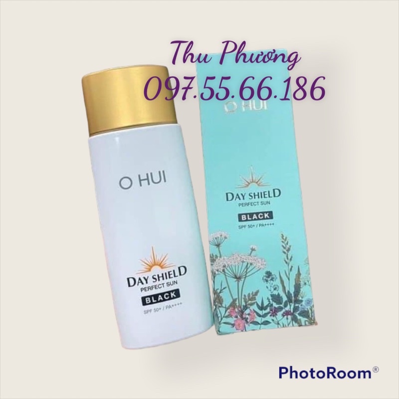 XẢ HÀNG_ SET KEM CHỐNG NẮNG OHUI BLACK 80ML