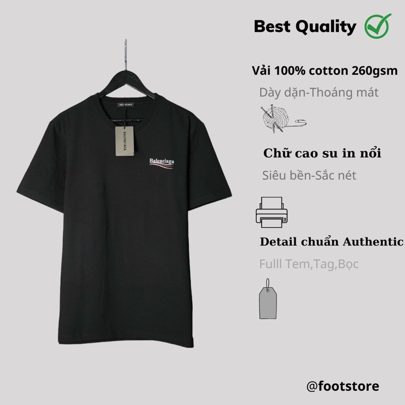 Áo thun Balenciaga siêu cấp Áo Balenciaga nam nữ cao cấp | Shopee Việt Nam