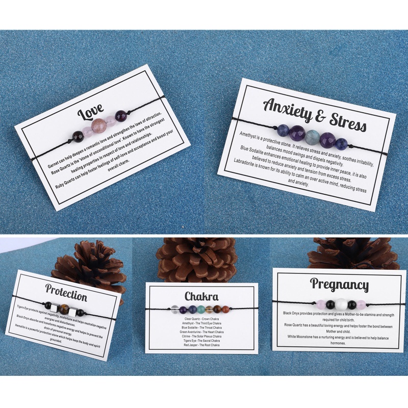 Vòng Tay Hạt Đá Thạch Anh Tím Sáng Tạo