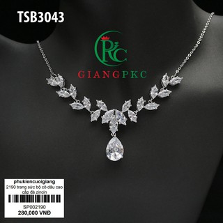 trang sức bộ cô dâu cao cấp đá zincin mã SP002190