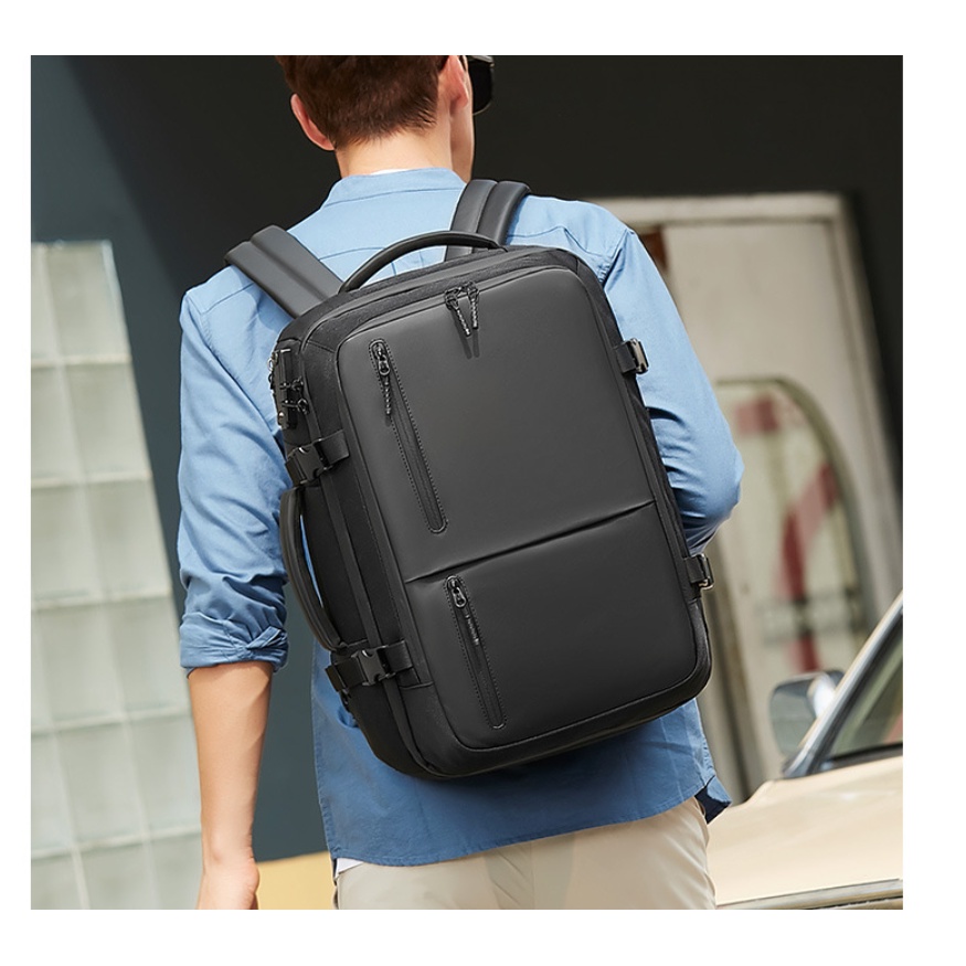 Balo nam thời trang tích hợp chống trộm chống nước cao cấp phong cách châu âu