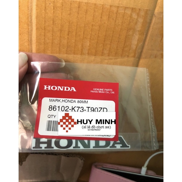 TEM WAVE125i/wave125i DÁN BỬNG CHỮ HONDA ĐỦ MÀU- HÀNG CHÍNH HÃNG THÁI LAN