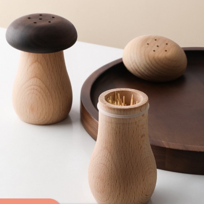 Hộp gỗ đựng tăm xỉa răng sáng tạo đơn giản và dễ thương