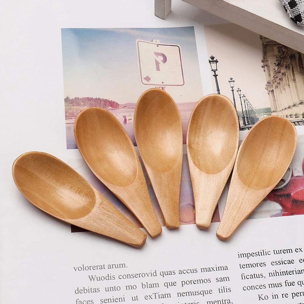 Set 5 Muỗng Gỗ Múc Gia Vị Đa Năng Tiện Dụng