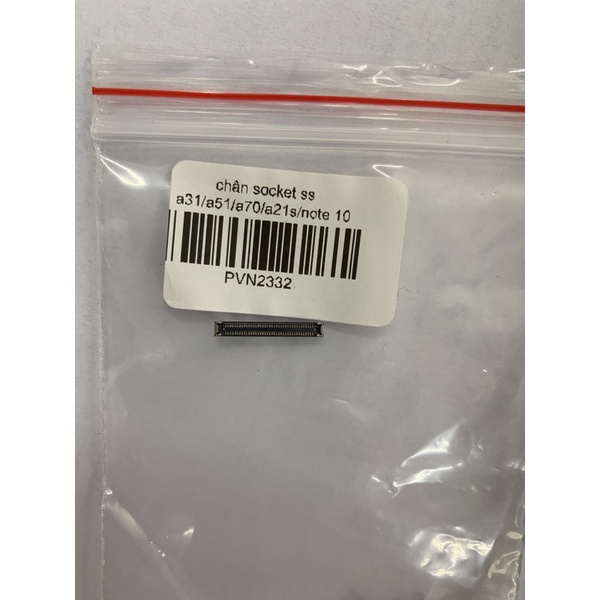 chân socket samsung a31/a70/a21s/note 10 lite