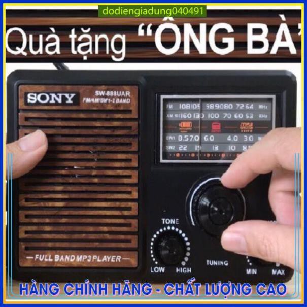 Đài FM radio SONY SW-888UAR, đọc thẻ nhớ, USB