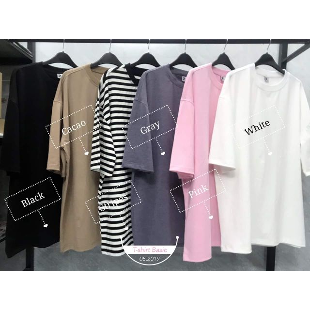Áo Basic tee (Tay lỡ)