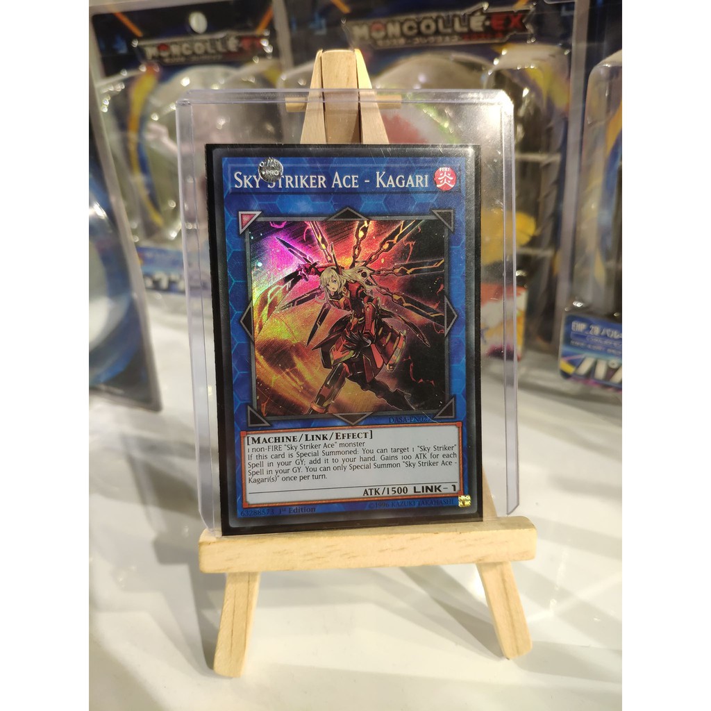 Lá bài thẻ bài Yugioh Sky Striker Ace Kagari - Super Rare - Tặng bọc bài nhựa bảo quản