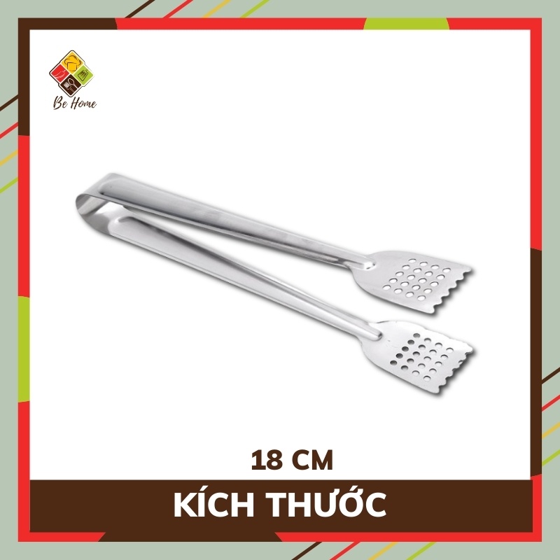 Kẹp Gắp Thịt Nướng Inox 304 BEHOME Kẹp Gắp Đá Thức Ăn Hàn Quốc Các Cỡ Siêu Đẹp [Được Tặng Kẹp Khi Mua Nồi Lẩu Bất Kì]