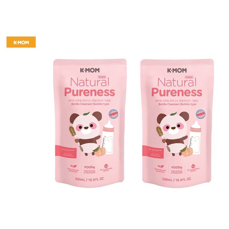 NƯỚC RỬA BÌNH &amp; RAU QUẢ HỮU CƠ CHIẾT XUẤT THẢO MỘC K - MOM