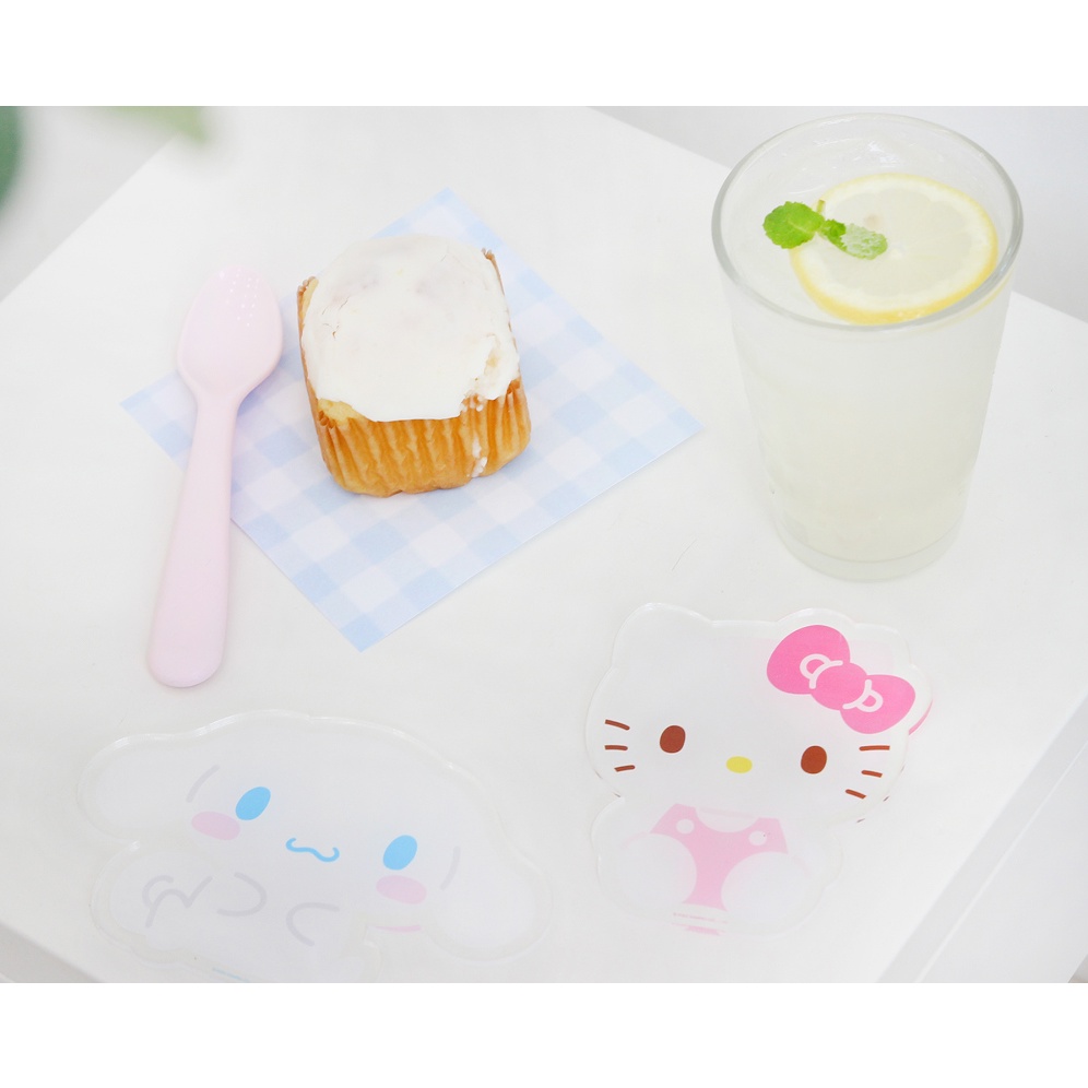 [Trang Trí Nhà NARA] Đế Lót Ly 4 Kiểu Bằng Acrylic Cho Trà, Bàn Làm Việc.