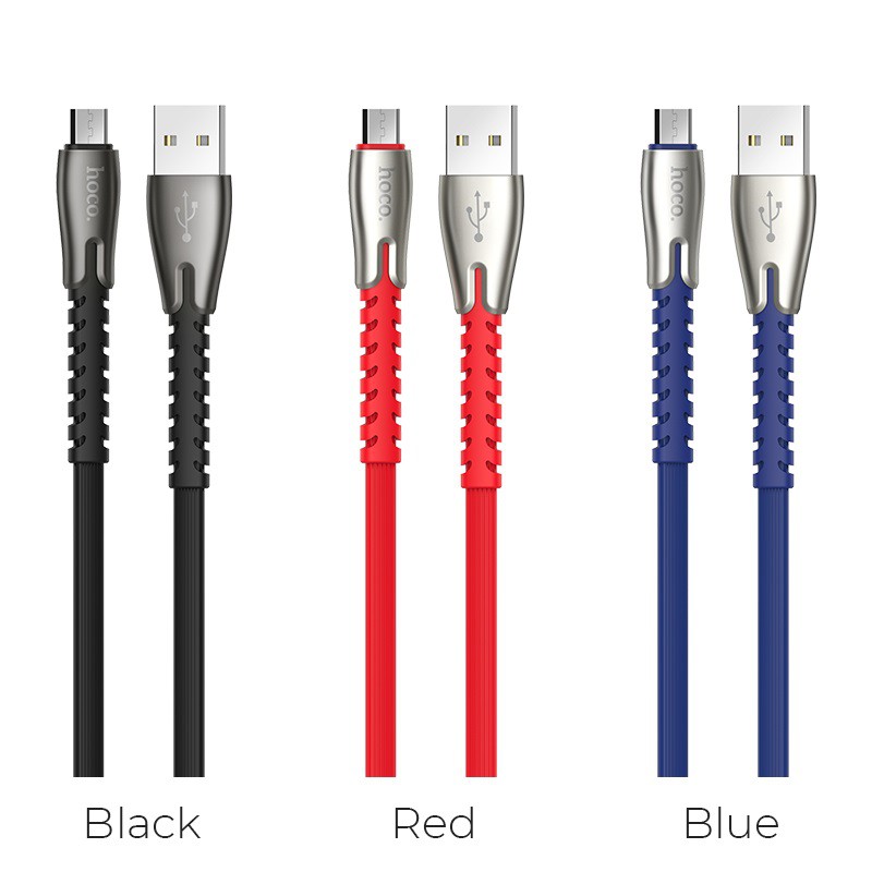 Cáp sạc nhanh Hoco U58 CORE Micro USB nguồn ra 2.4A Max