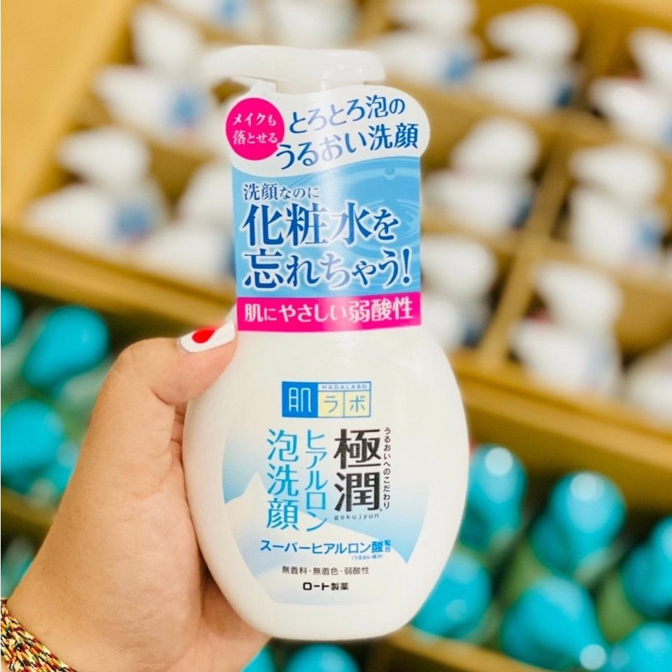 Sữa Rửa Mặt Tạo Bọt Hada Labo Gokujyun Foaming Cleanser 160ml