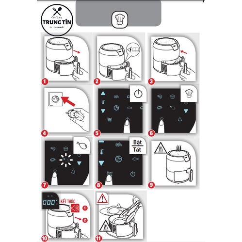 Nồi chiên không dầu Tefal EY401D15 - Chính hãng TEFAL