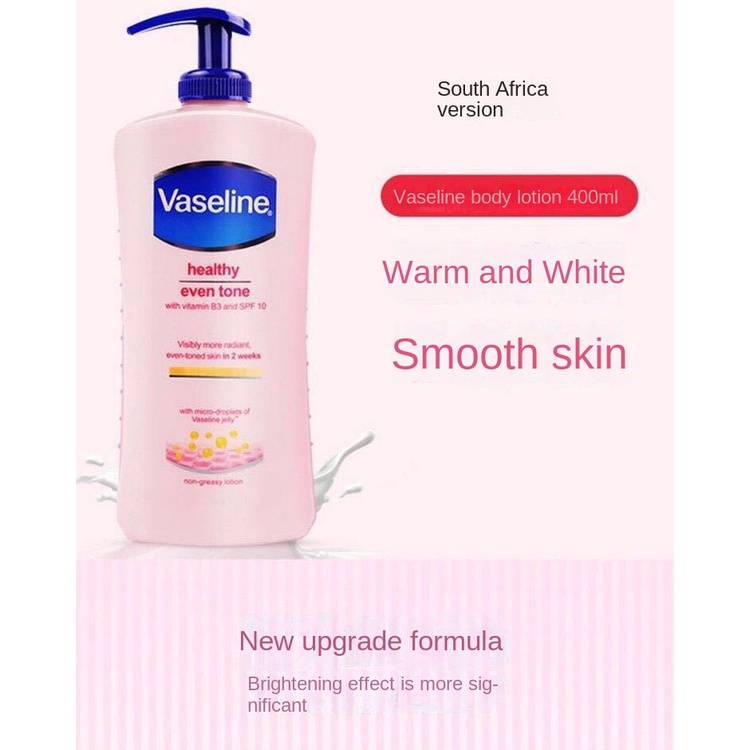 Lotion Vaseline Vaseline Cấp Ẩm Phục Hồi Nuôi Dưỡng Làm Trắng Da
