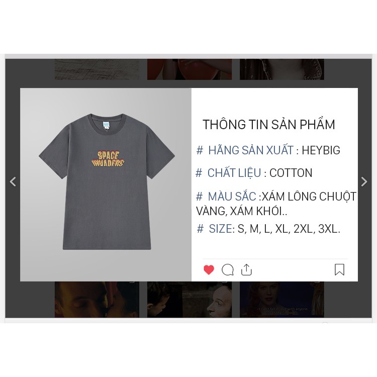 Áo phông Nelly Heybig tay ngắn - Space Invaders