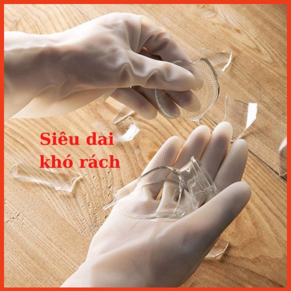 Găng tay cao su rửa bát cao su hình hươu siêu dai Wana.vn
