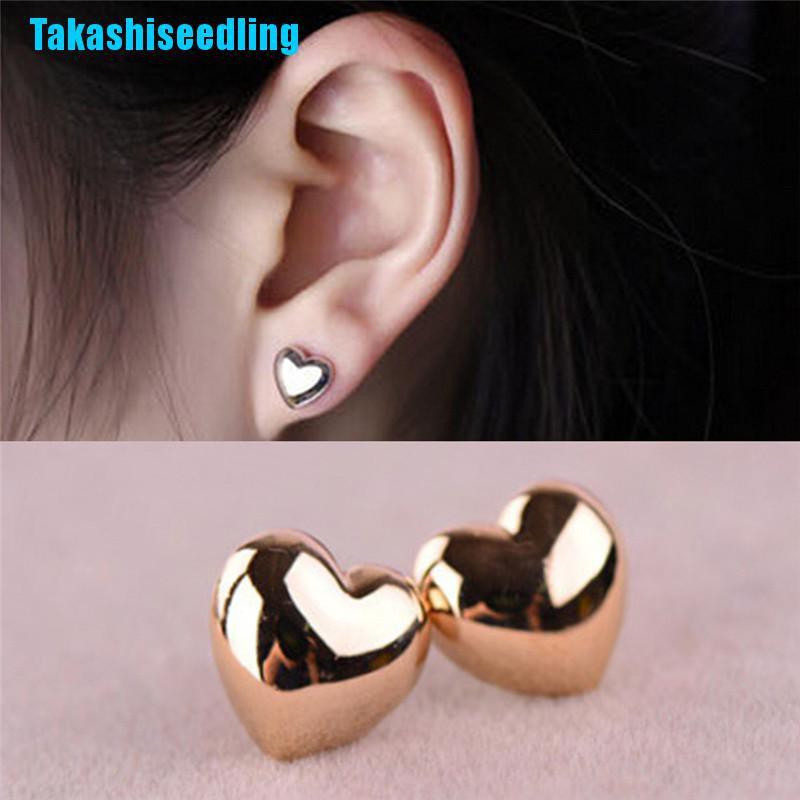 Bông Tai Hình Trái Tim Xinh Xắn Thời Trang