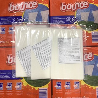 GIẤY THƠM BOUNCE MỸ (Tách lẻ bịch 10 tờ)