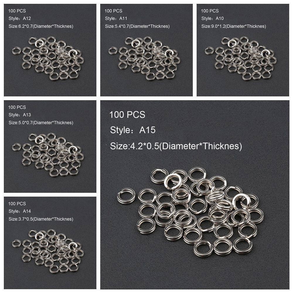 Set 100 khoen móc lưỡi câu