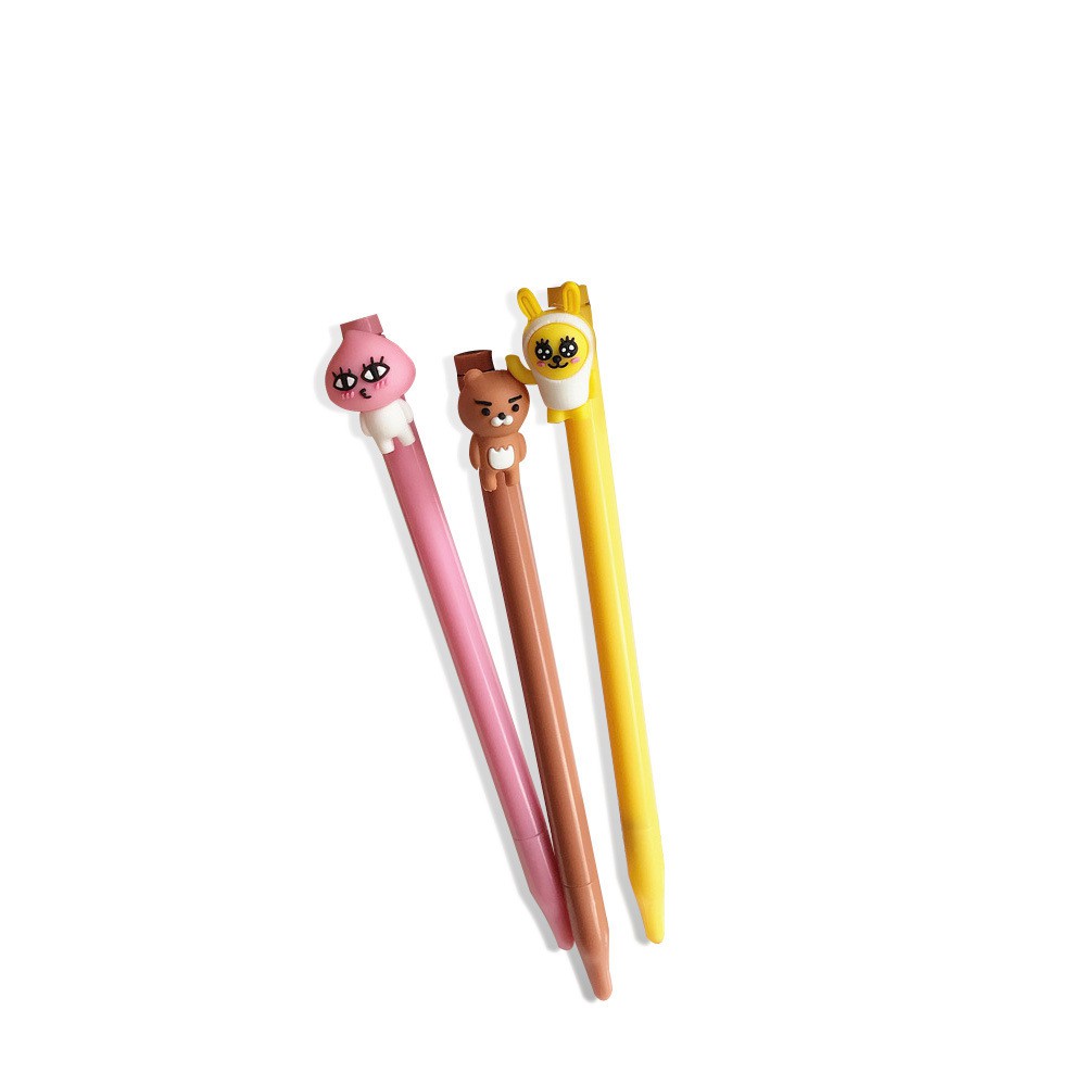 Bút dễ thương Gấu Thỏ Vịt Đào Mèo hàn quốc bút viết bi gel đi học đồ dùng học tập cute xinh xắn