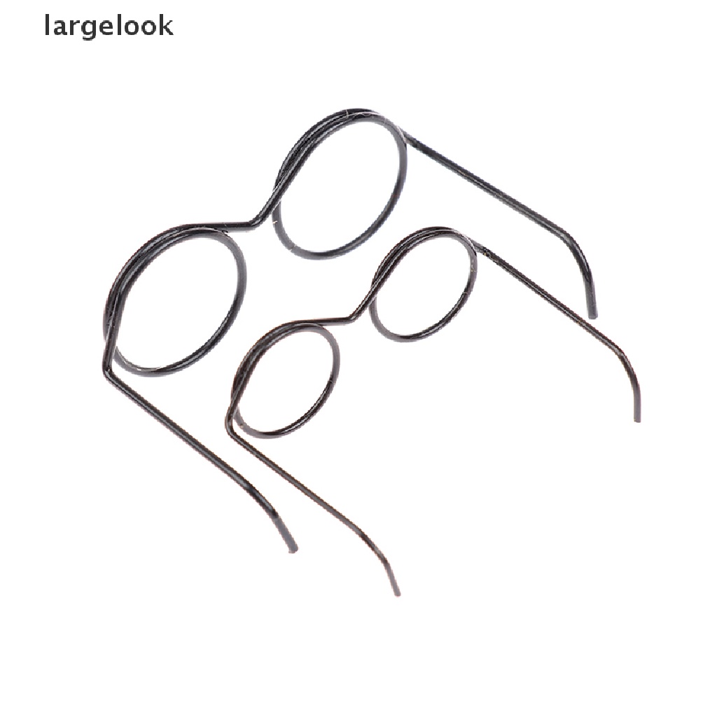 Set 10 mắt kính gọng tròn cổ điển thời trang dành cho búp bê 30cm