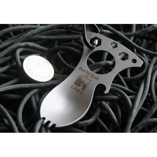 Muỗn Ăn CRKT Đa Năng - Thép 3Cr13 - 43Gram - Có Móc Treo