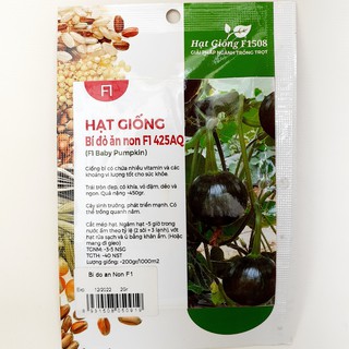 Hạt giống bí đỏ ăn non