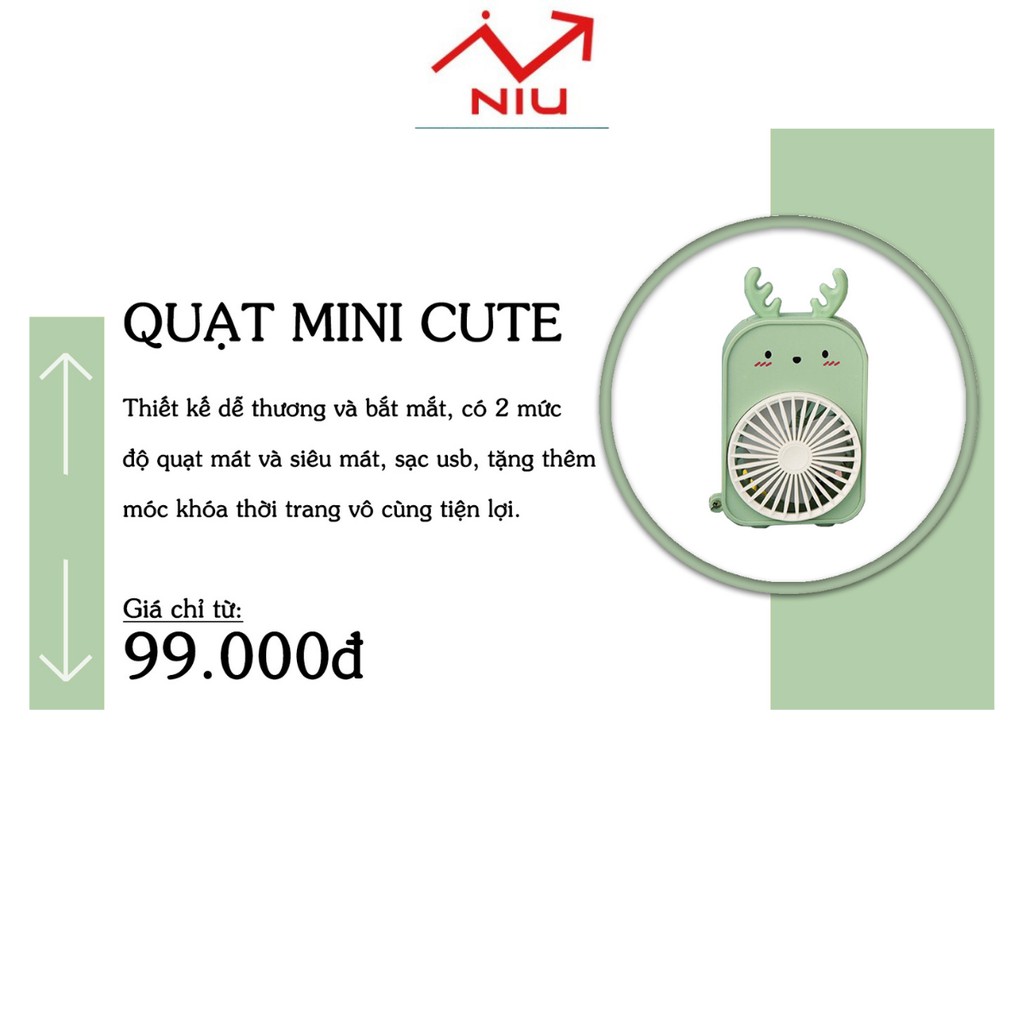 [FREESHIP] Quạt mini cầm tay tích điện khủng long, Quạt mini để bàn, Quạt hình dứa