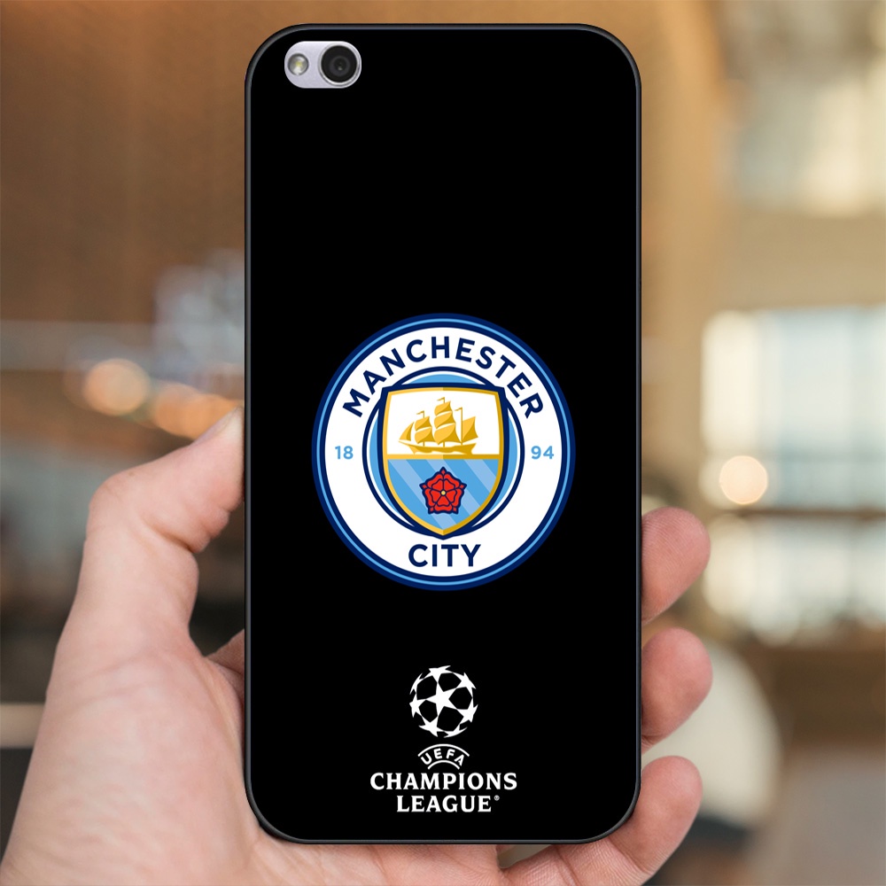 Ốp lưng Xiaomi Redmi 5A viền đen in hình Manchester City MC
