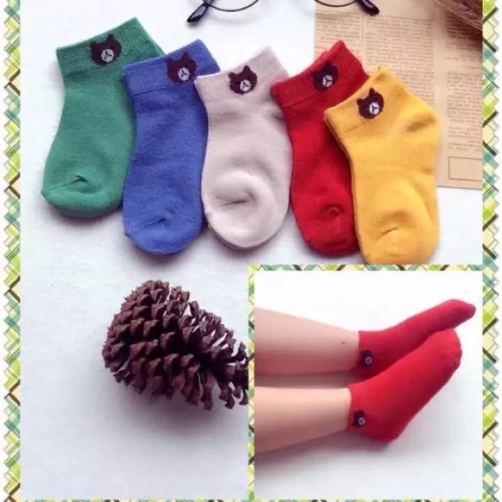 Set 10 đôi tất gấu cho bé từ 6 tháng đến 10 tuổi[có sỉ]