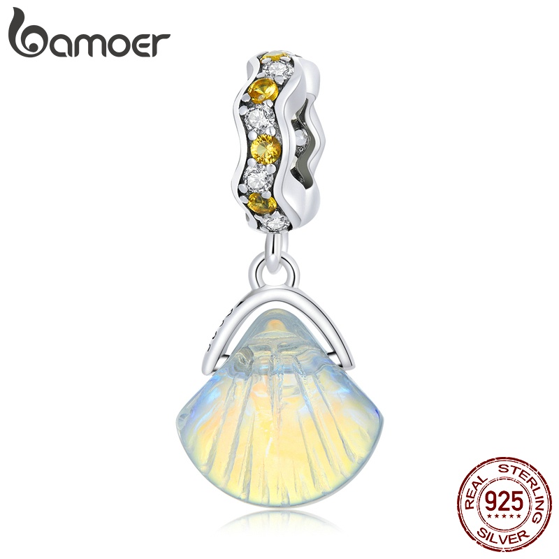 Mặt dây chuyền BAMOER SCC2211 hình vỏ sò bằng bạc 925 thời trang