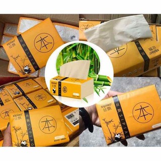 [XẢ KHO] Giấy Ăn Sipao Gấu Trúc Loại 1 - Gói Chuẩn Đủ 300 Tờ