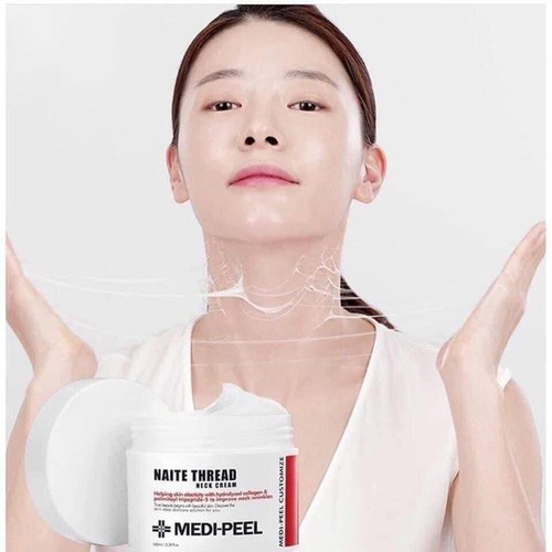 Kem Dưỡng Da Vùng Cổ Medipeel Naite Thread Neck Cream 100ml- Nuôi Dưỡng,Làm Săn Chắc Vùng Da Cổ