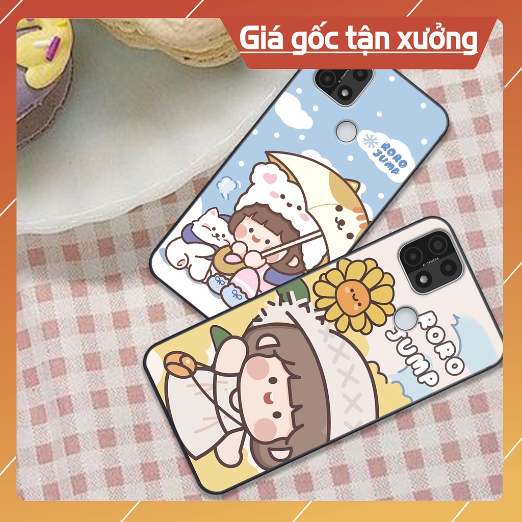 Ốp oppo A15 / A15S in hình cô bé roro jump dễ thương siêu đẹp