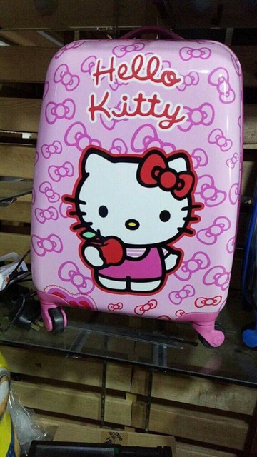 VALI DU LỊCH HÌNH HELLO KITTY CHO BÉ GÁI