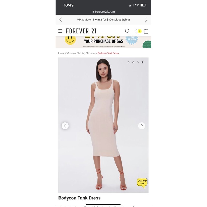 Đầm body F21 dư xịn
