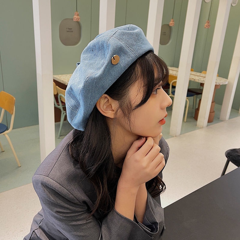 Mũ Beret Cao Bồi Mỏng Phong Cách Cao Bồi Cổ Điển Hợp Thời Trang Xuân Thu