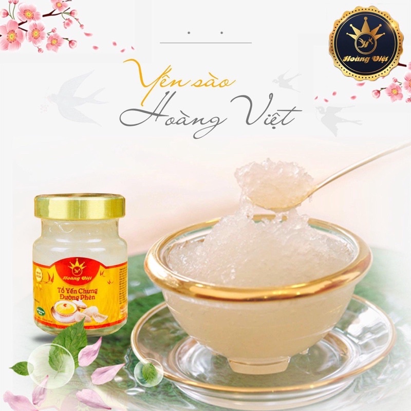 [30% YẾN TƯƠI] YẾN HŨ CHƯNG SẴN HOÀNG VIỆT 70ml- ĐỦ 8 VỊ
