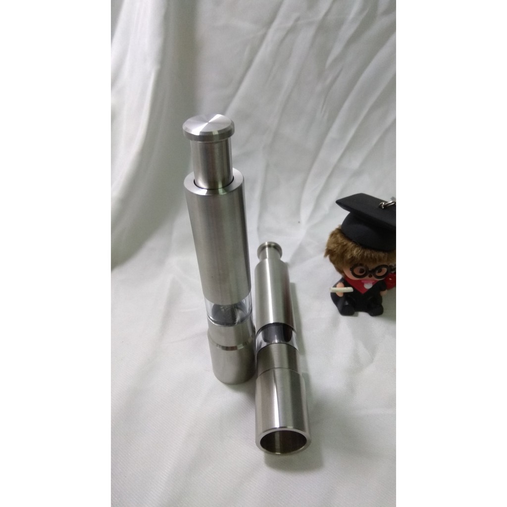 BÃO GIÁ Sale-Dụng cụ xay tiêu Inox chống gỉ xay tiêu trực tiếp tại bàn, nhấn là ra tiêu ngay khỏi phải đợi  EP31177 HOT