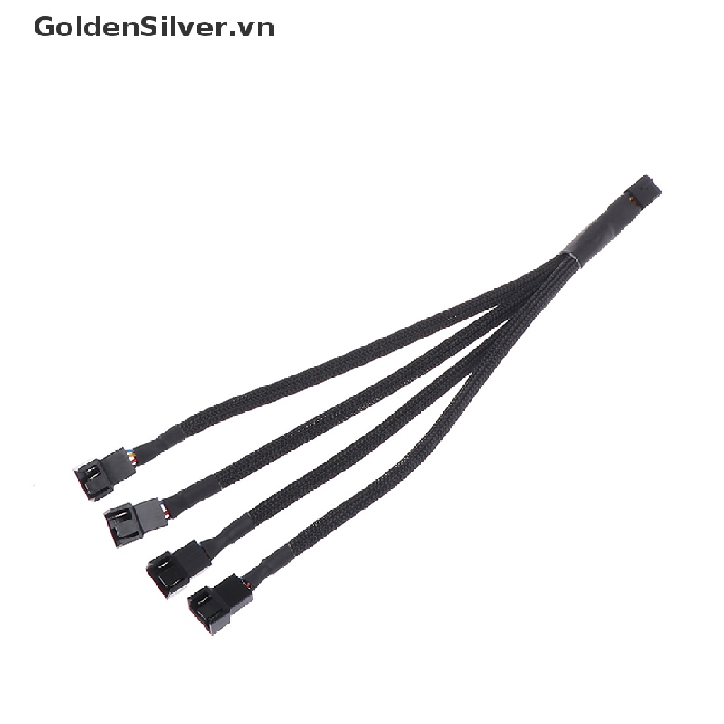 Dây Cáp Chia Cổng Quạt 4pin PWM 1 Sang 1 2 3 4 Cho CPU Máy Tính