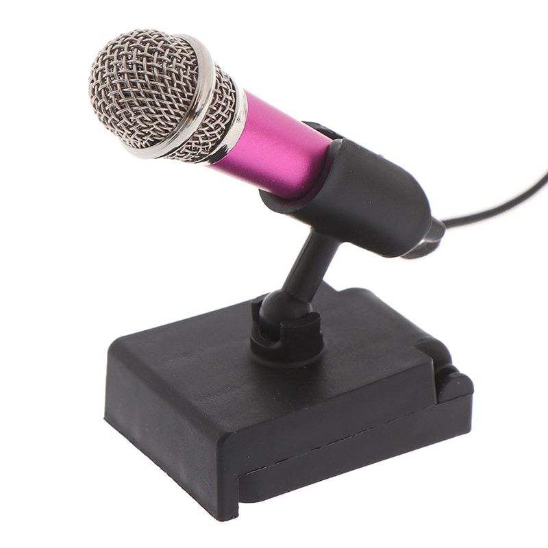 Micro Mini Hát Karaoke Đầu Cắm 3.5mm Cho Điện Thoại / Pc