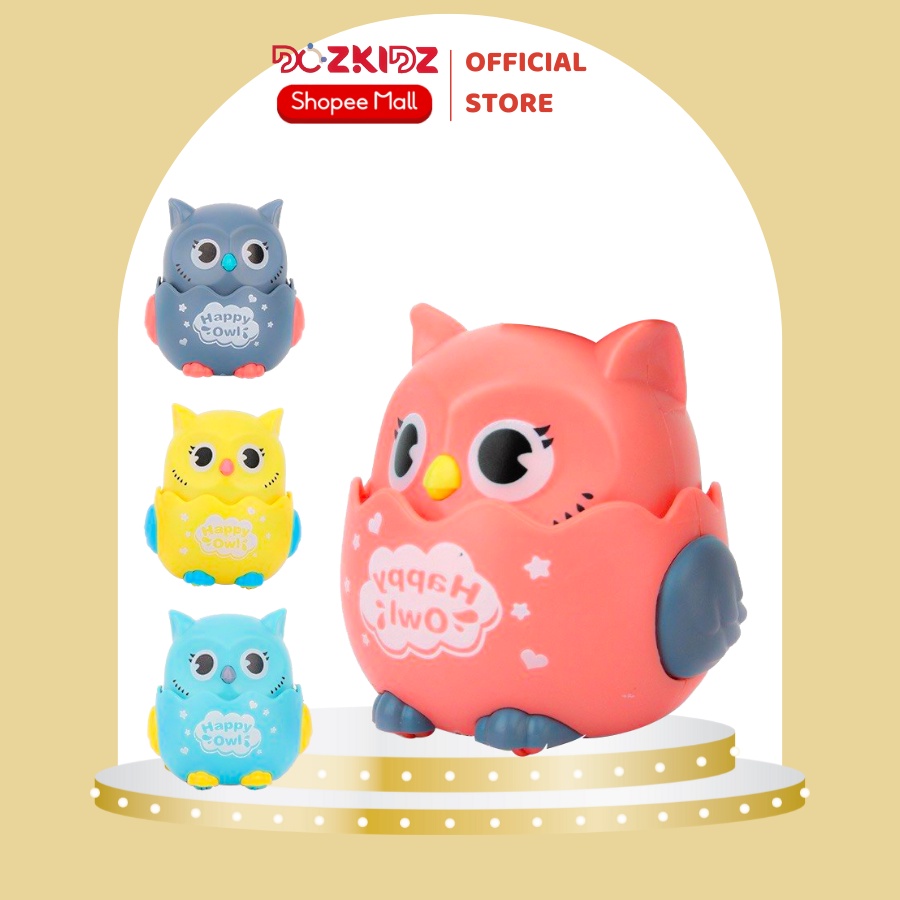 Đồ chơi xe cú mèo chạy đà, đồ chơi cho trẻ từ 1 tuổi trở lên - DOZKIDZ