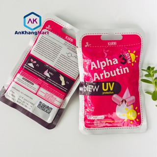 Vĩ 10 viên kích trắng Alpha Arbutin 3 Plus chống nắng UV