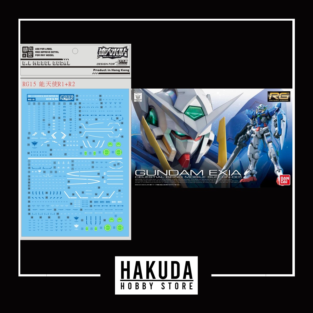 Decal nước cho mô hình - RG 15 1/144 Exia + Exia Repair