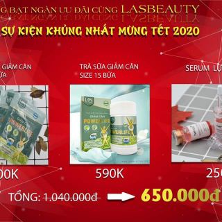 TRÀ SỮA GIẢM CÂN  (COMBO KHUYẾN MẠI)
