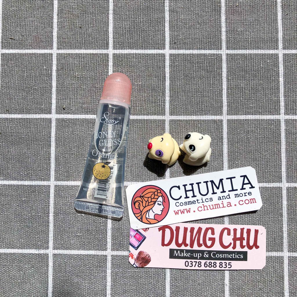 Son bóng AOA không màu - quả cam - chumia