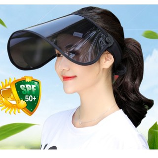 Mũ chống nắng chống uv vành điều chỉnh 360 độ, nón chống nắng bảo hiểm đi xe đạp- xe điện