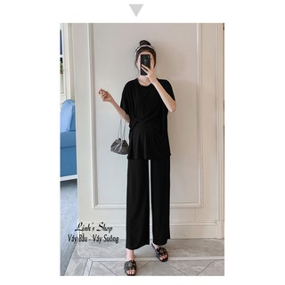Set Áo Quần Bầu Thun Lạnh SAQ57
