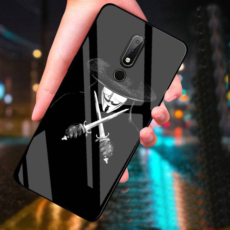 Ốp Lưng NOKIA 6.1 PLUS mặt kính cường lực cao cấp thiết kế riêng